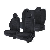 Чехлы Велюр на Renault Logan 2 / Renault Logan 2 Stepway с 2014+ Чехлы Велюр на Renault Logan 2 / Renault Logan 2 Stepway с 2014+