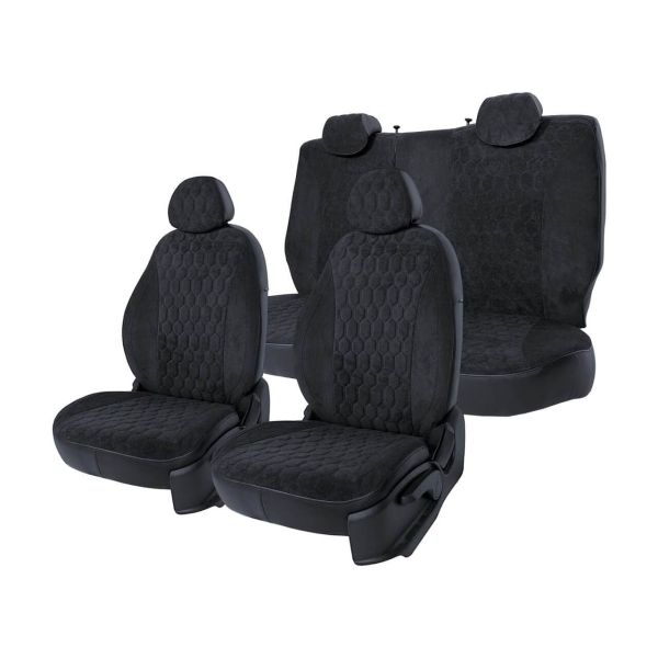 Чехлы Велюр на Renault Logan 2 / Renault Logan 2 Stepway с 2014+ Чехлы Велюр на Renault Logan 2 / Renault Logan 2 Stepway с 2014+