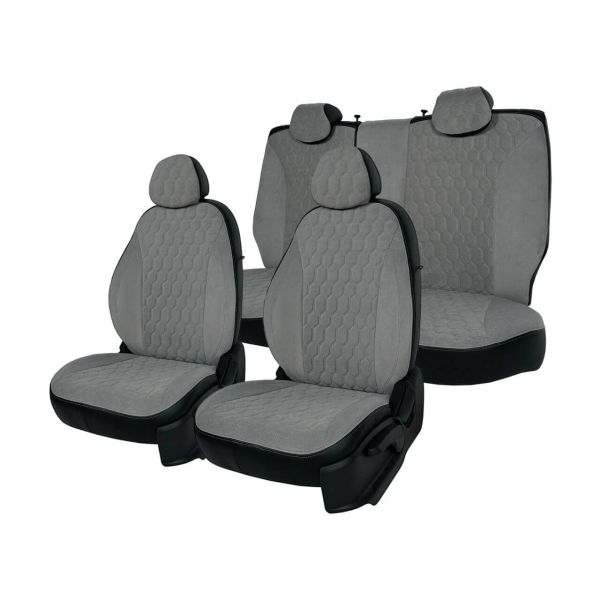 Чехлы Велюр на Renault Logan 2 / Renault Logan 2 Stepway с 2014+ Чехлы Велюр на Renault Logan 2 / Renault Logan 2 Stepway с 2014+