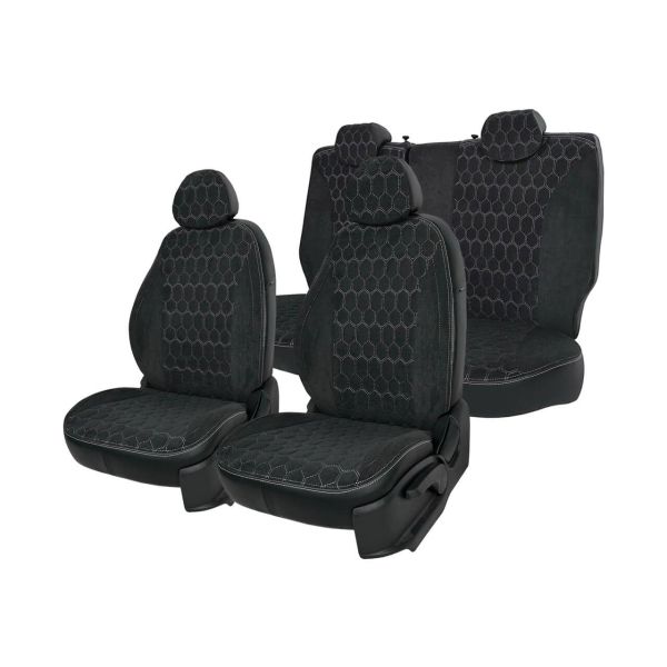 Чехлы Велюр на Renault Logan 2 / Renault Logan 2 Stepway с 2014+ Чехлы Велюр на Renault Logan 2 / Renault Logan 2 Stepway с 2014+