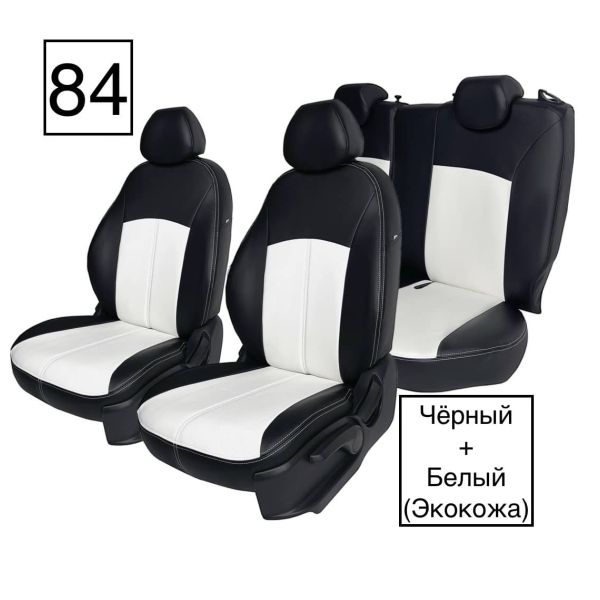 Чехлы Экокожа на Hyundai Solaris 2 c 2017+ Чехлы Экокожа на Hyundai Solaris 2 c 2017+